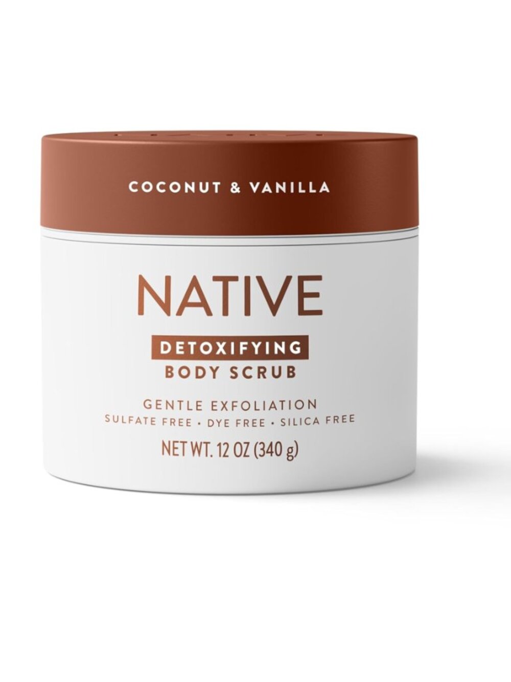 Native Coconut & Vanilla Exfoliating Body Scrub, 12 oz